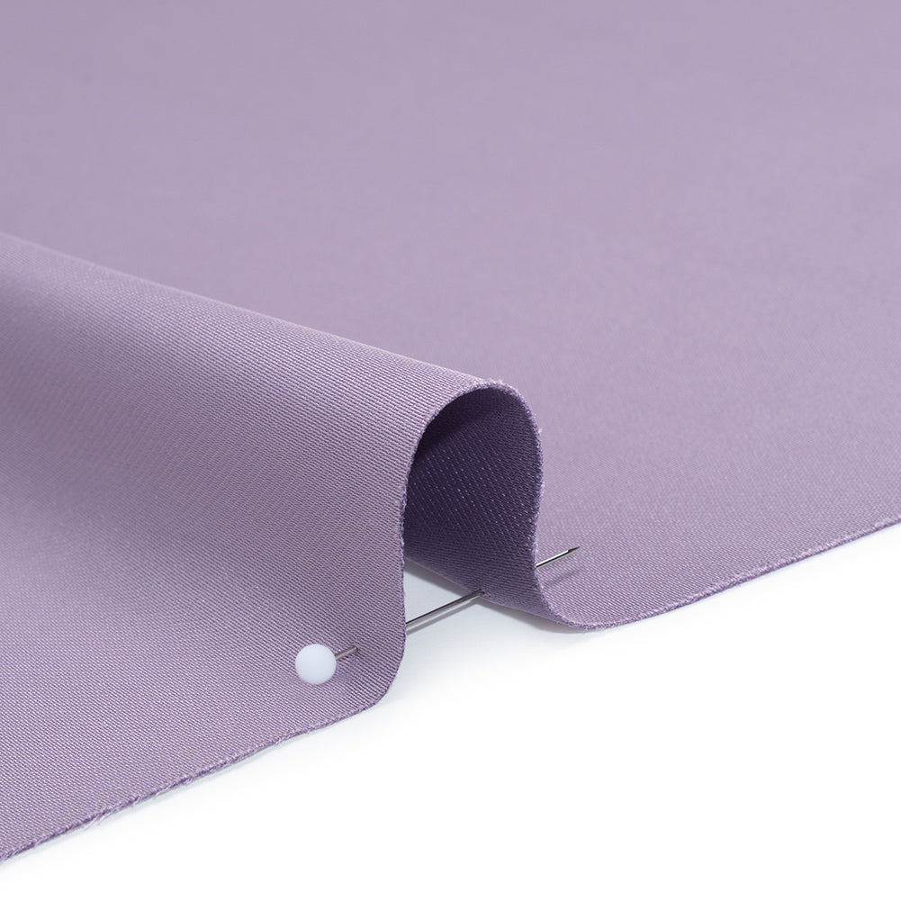 Soft Double Face Polyester Twill - Dusty Purple - Viola Collection - Detail