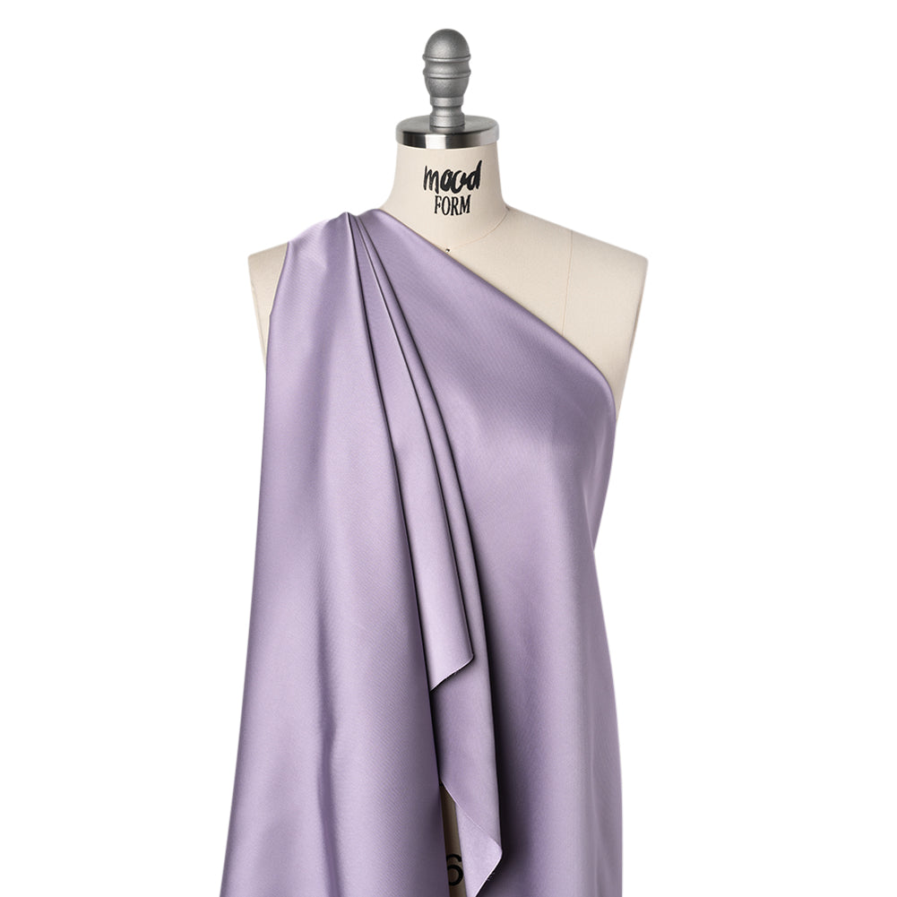 Soft Double Face Polyester Twill - Dusty Purple - Viola Collection - Drape