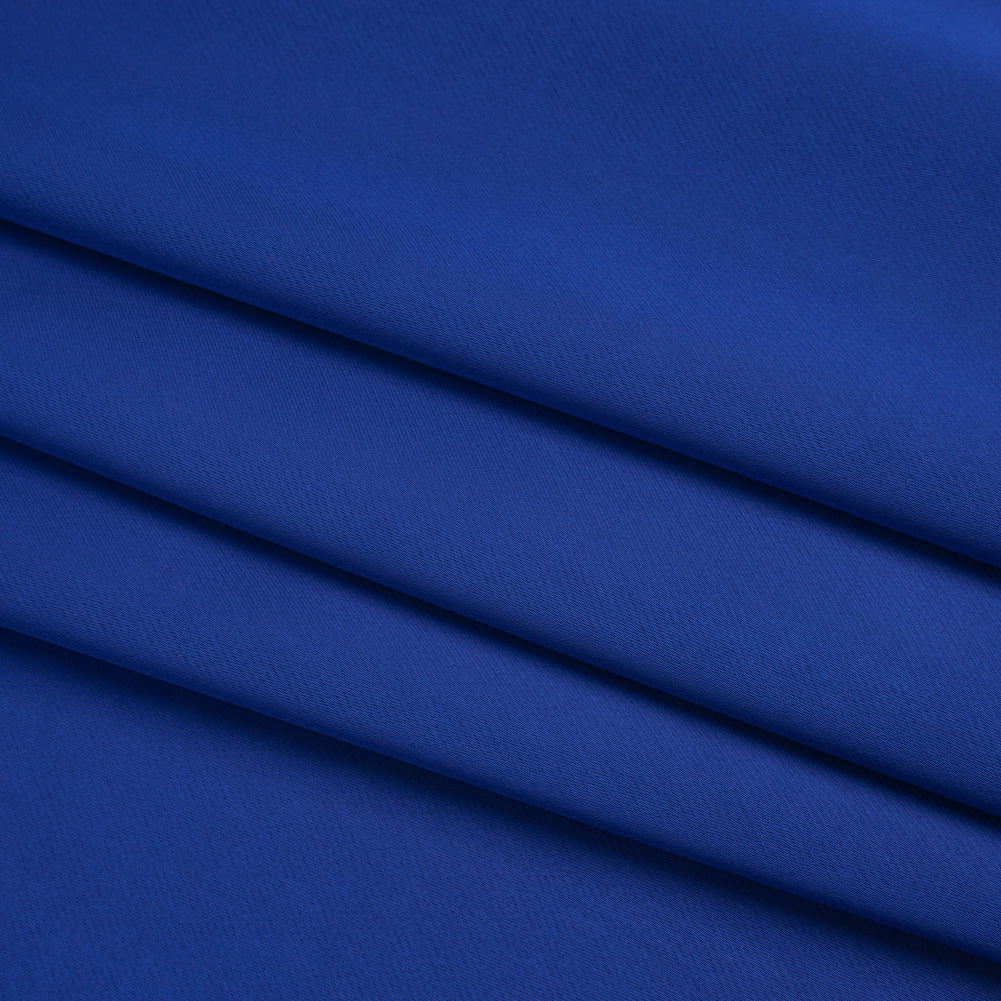 Soft Double Face Polyester Twill - Cobalt Blue - Viola Collection Folded