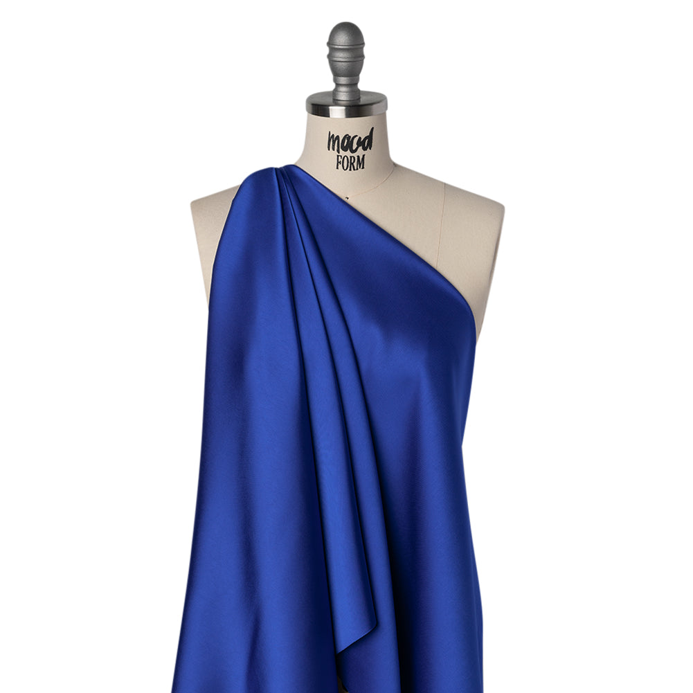 Soft Double Face Polyester Twill - Cobalt Blue - Viola Collection Drape