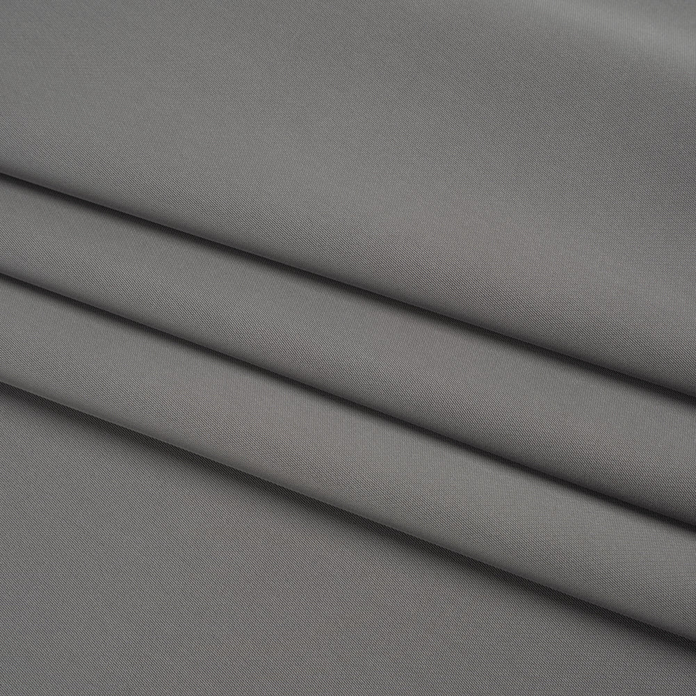 Soft Double Face Polyester Twill - Gray - Viola Collection - Folded