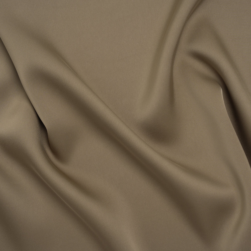 Soft Double Face Polyester Twill - Gray Brown - Viola Collection