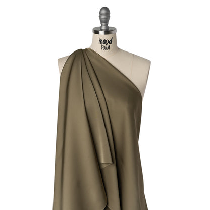 Soft Double Face Polyester Twill - Dusty Brown - Viola Collection