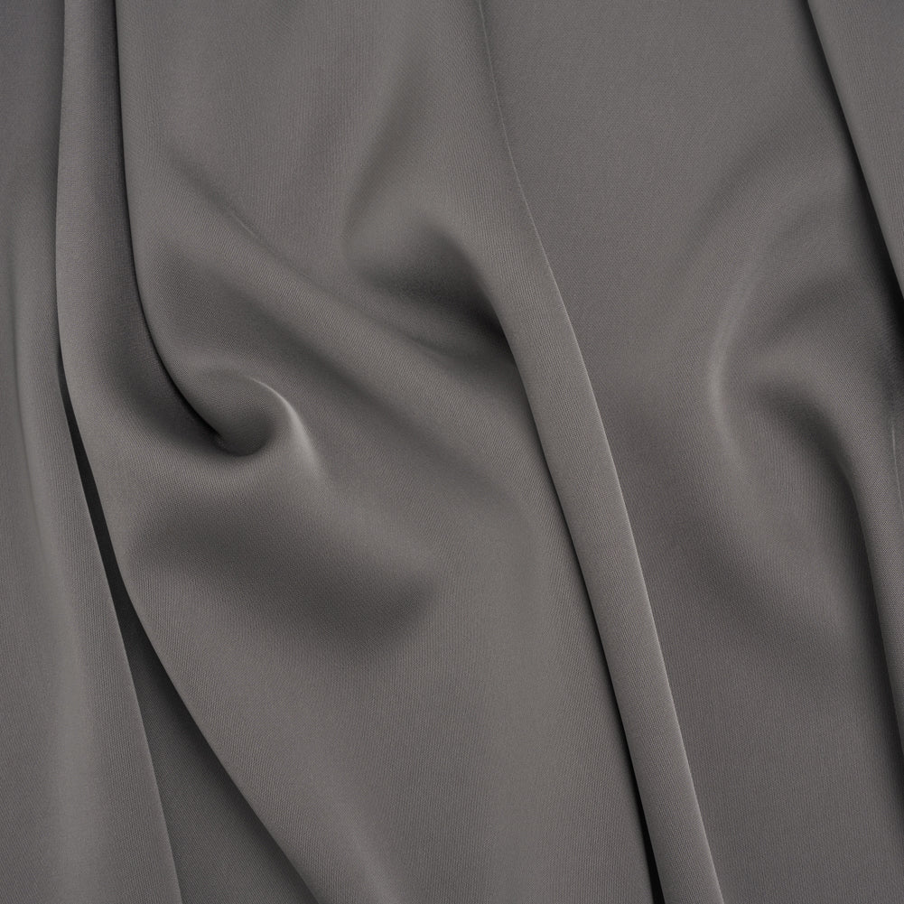 Soft Double Face Polyester Twill - Graphite Gray - Viola Collection