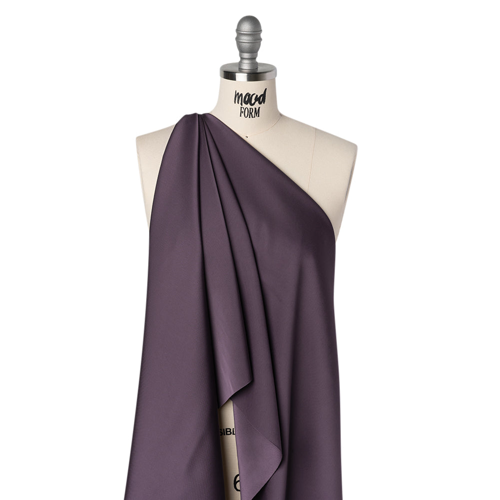 Soft Double Face Polyester Twill - Amethyst Purple - Viola Collection - Drape