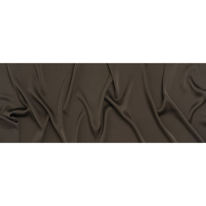 Soft Double Face Polyester Twill - Dark Brown - Viola Collection Full