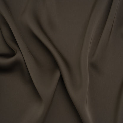 Soft Double Face Polyester Twill - Dark Brown - Viola Collection
