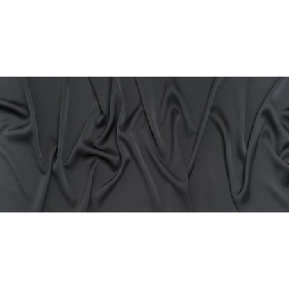 Soft Double Face Polyester Twill - Charcoal Gray - Viola Collection