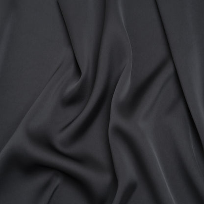 Soft Double Face Polyester Twill - Charcoal Gray - Viola Collection