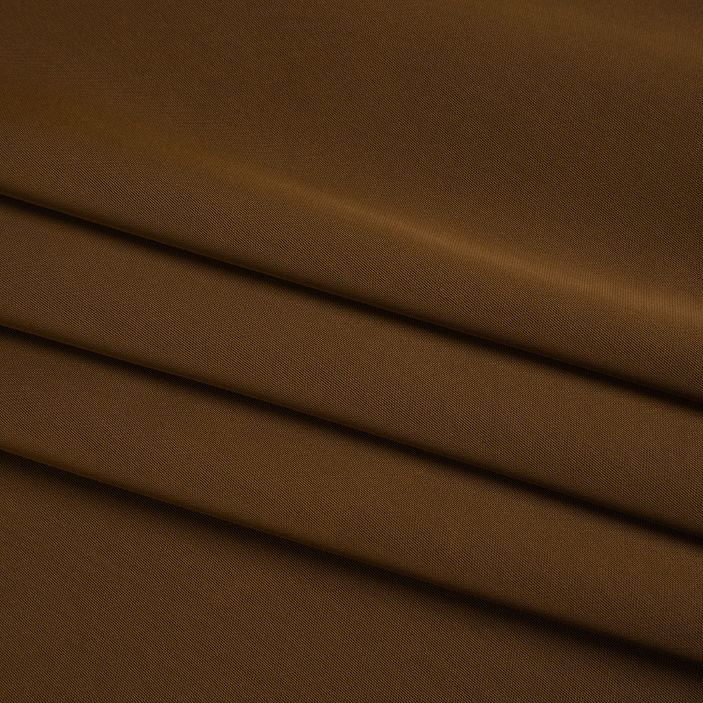 Soft Double Face Polyester Twill - Chocolate Brown - Viola Collection