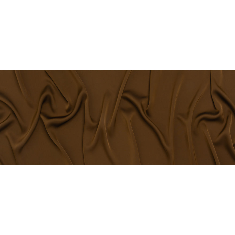 Soft Double Face Polyester Twill - Chocolate Brown - Viola Collection