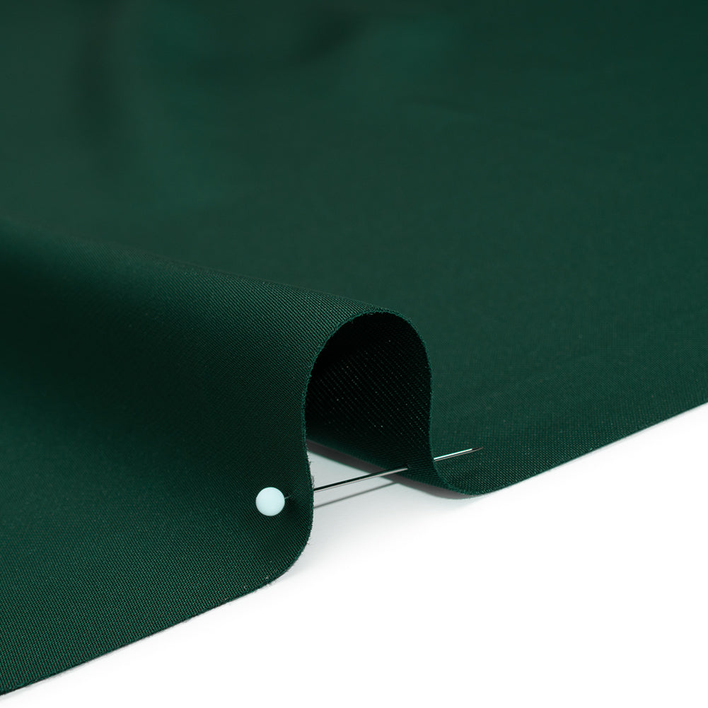 Soft Double Face Polyester Twill - Dark Green - Viola Collection Detail