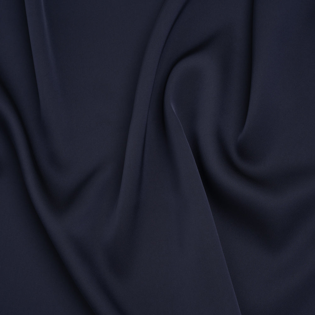Soft Double Face Polyester Twill - Navy Blue - Viola Collection