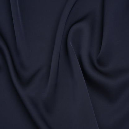 Soft Double Face Polyester Twill - Navy Blue - Viola Collection