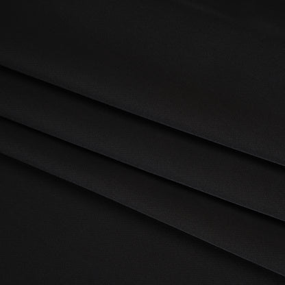 Soft Double Face Polyester Twill - Black - Viola Collection