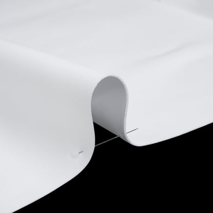 Soft Double Face Polyester Satin - White - Samantha Collection