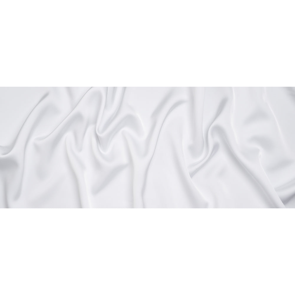 Soft Double Face Polyester Satin - White - Samantha Collection