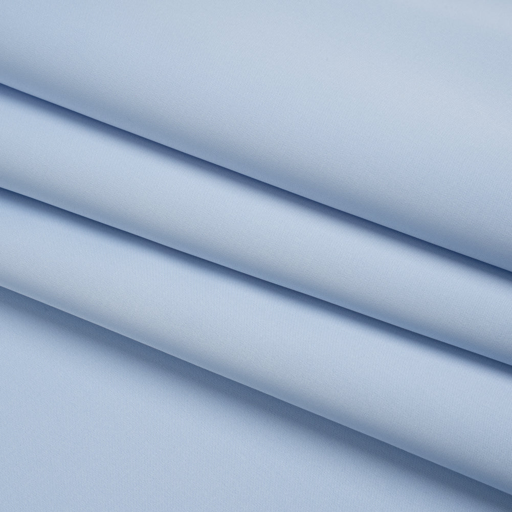 Soft Double Face Polyester Satin - Baby Blue - Samantha Collection Folded