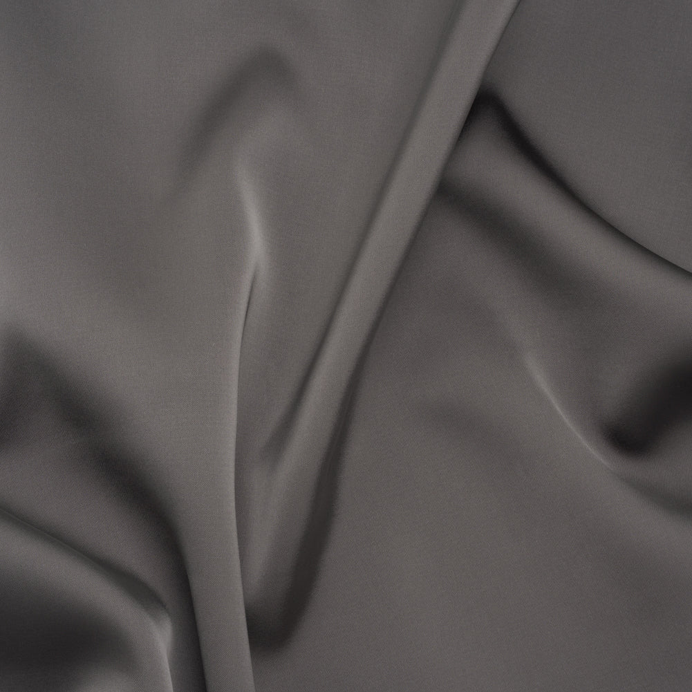 Soft Double Face Polyester Satin - Graphite Gray - Samantha Collection