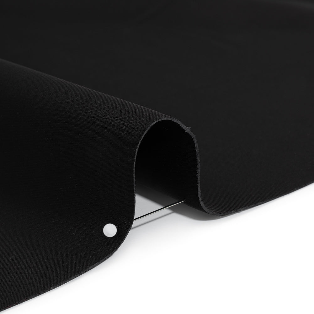 Soft Double Face Polyester Satin - Black - Samantha Collection