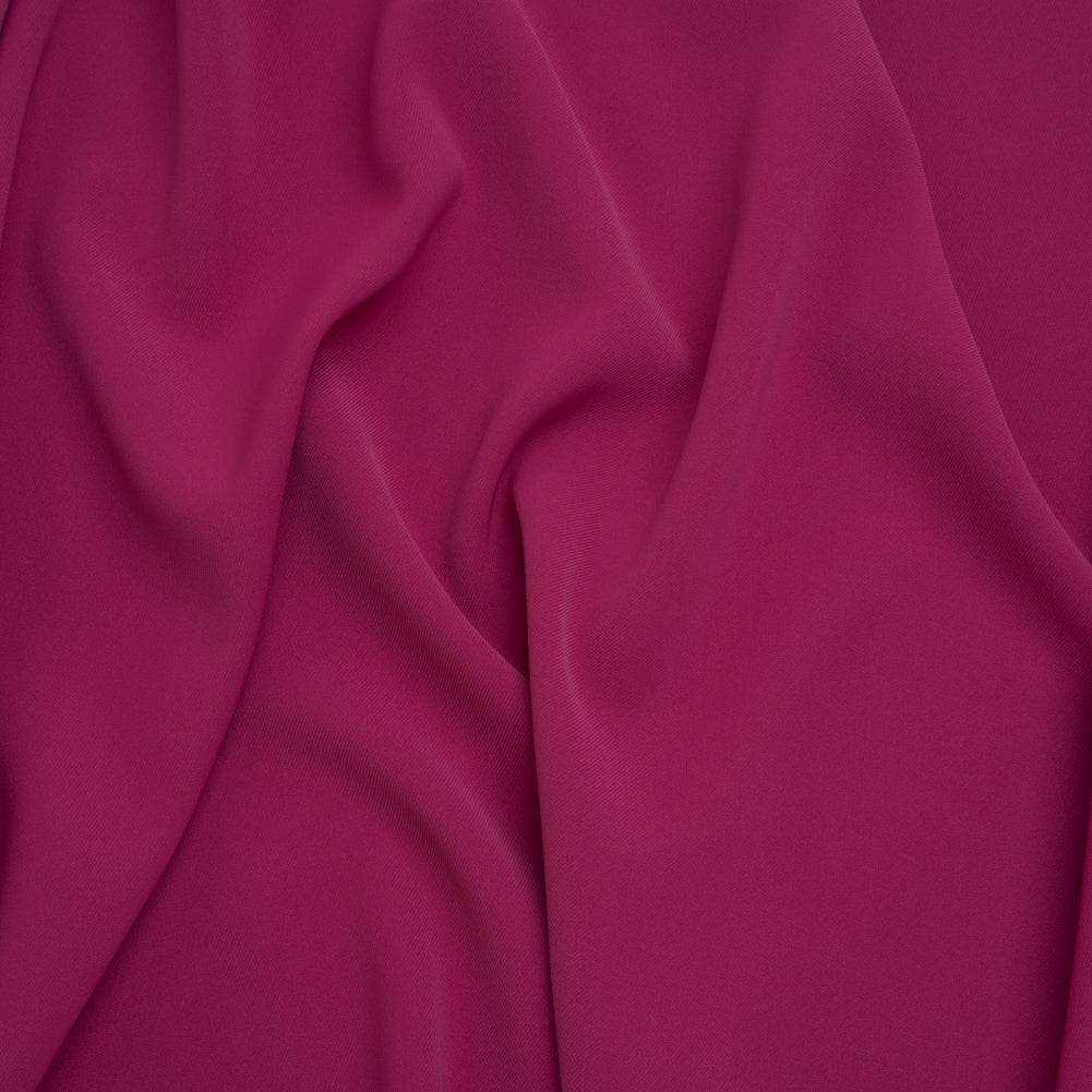 Soft Lightweight Polyester Gabardine - Magenta - Stefanie Collection