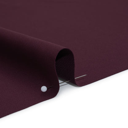 Soft Lightweight Polyester Gabardine - Burgundy - Stefanie Collection