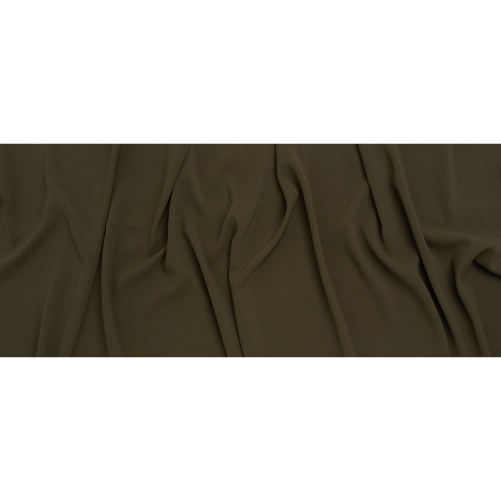 Soft Lightweight Polyester Gabardine - Olive Green - Stefanie Collection - Full