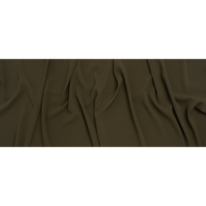 Soft Lightweight Polyester Gabardine - Olive Green - Stefanie Collection