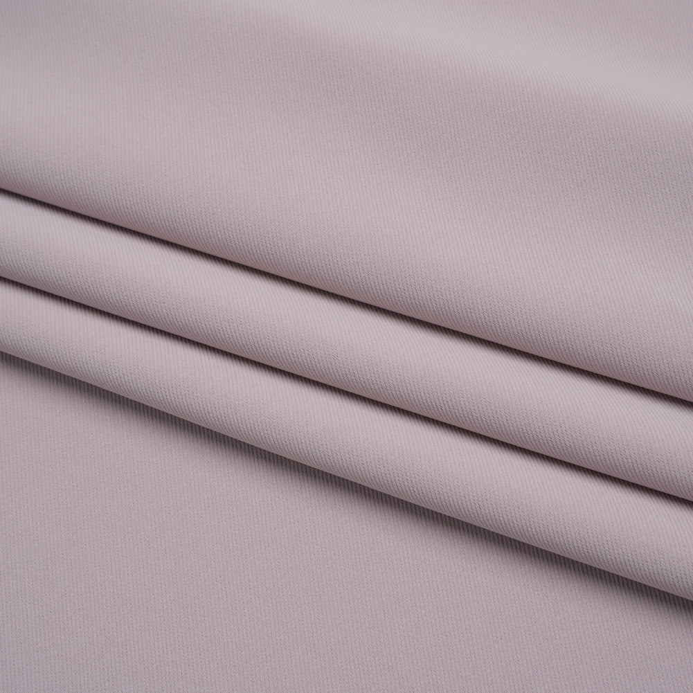 Soft Lightweight Polyester Gabardine - Pale Lavender - Stefanie Collection Folded