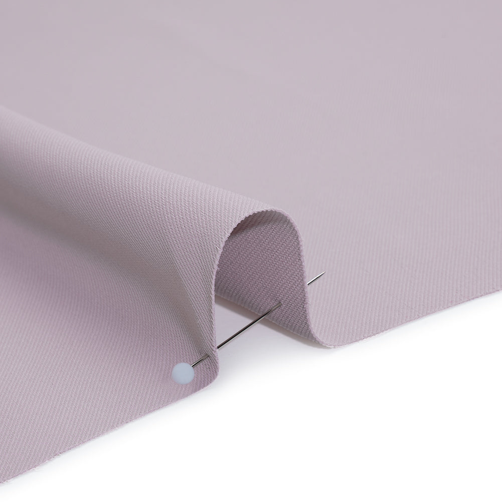 Soft Lightweight Polyester Gabardine - Pale Lavender - Stefanie Collection Detail