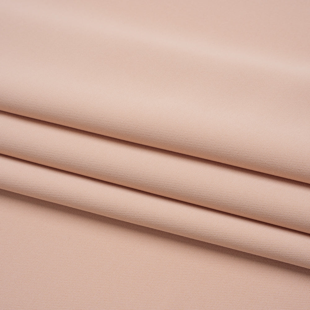 Soft Lightweight Polyester Gabardine - Baby Pink - Stefanie Collection Folded