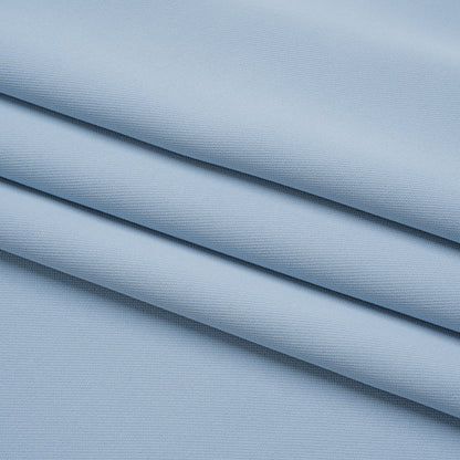 Soft Lightweight Polyester Gabardine - Baby Blue - Stefanie Collection Folded
