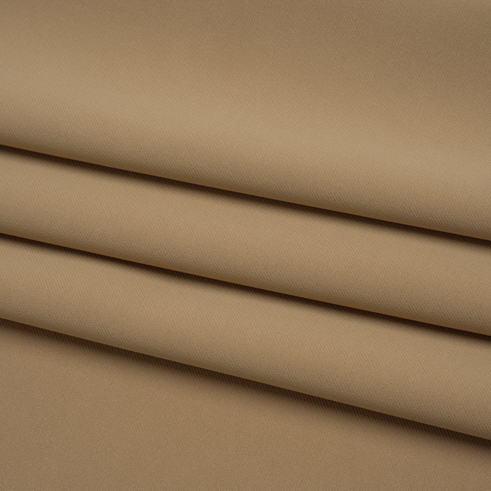 Soft Lightweight Polyester Gabardine - Nude - Stefanie Collection - Folded