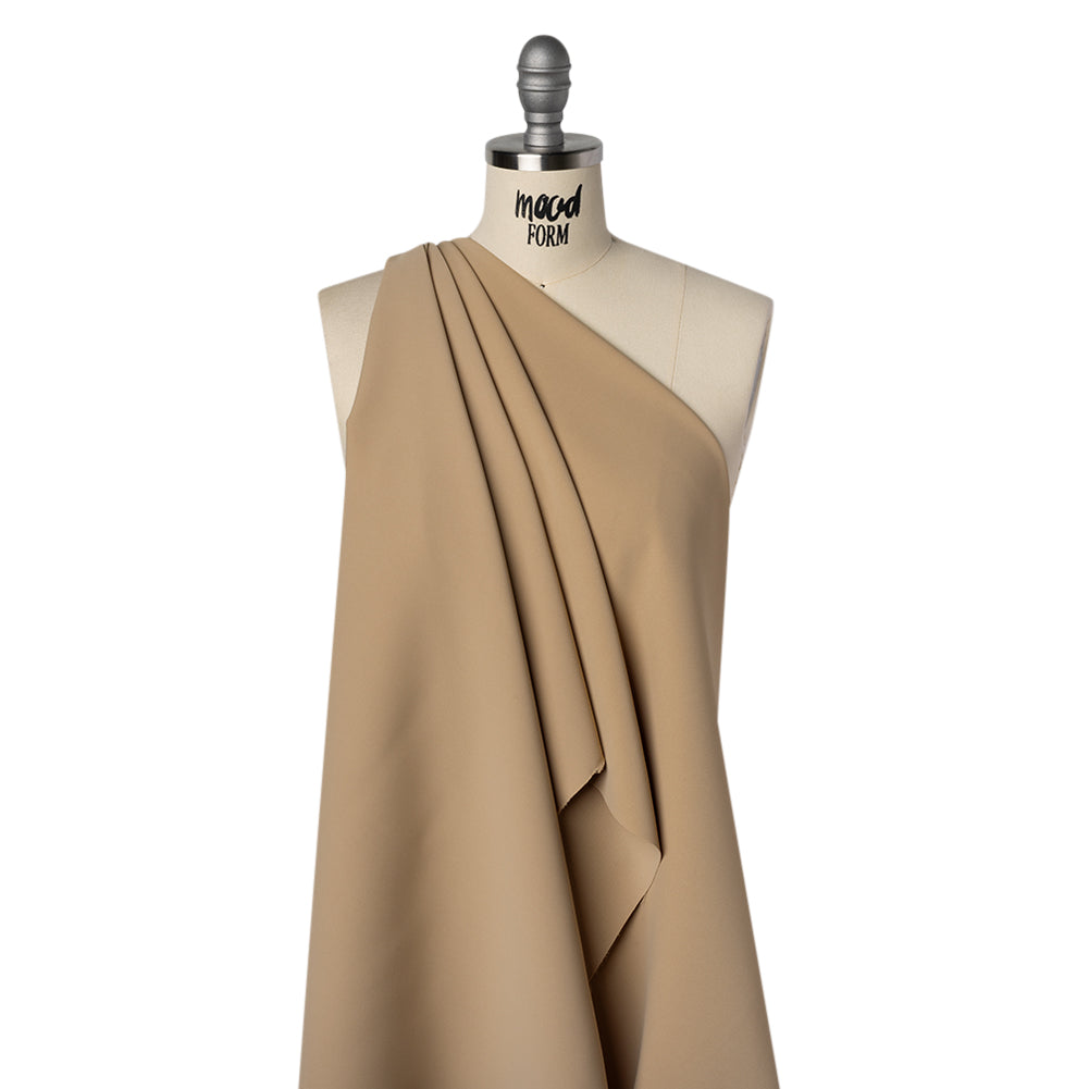 Soft Lightweight Polyester Gabardine - Nude - Stefanie Collection - Drape