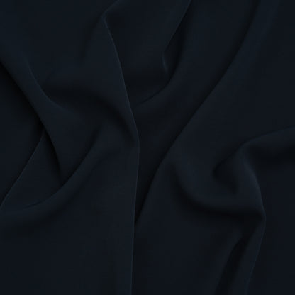Soft Lightweight Polyester Gabardine - Midnight Navy - Stefanie Collection