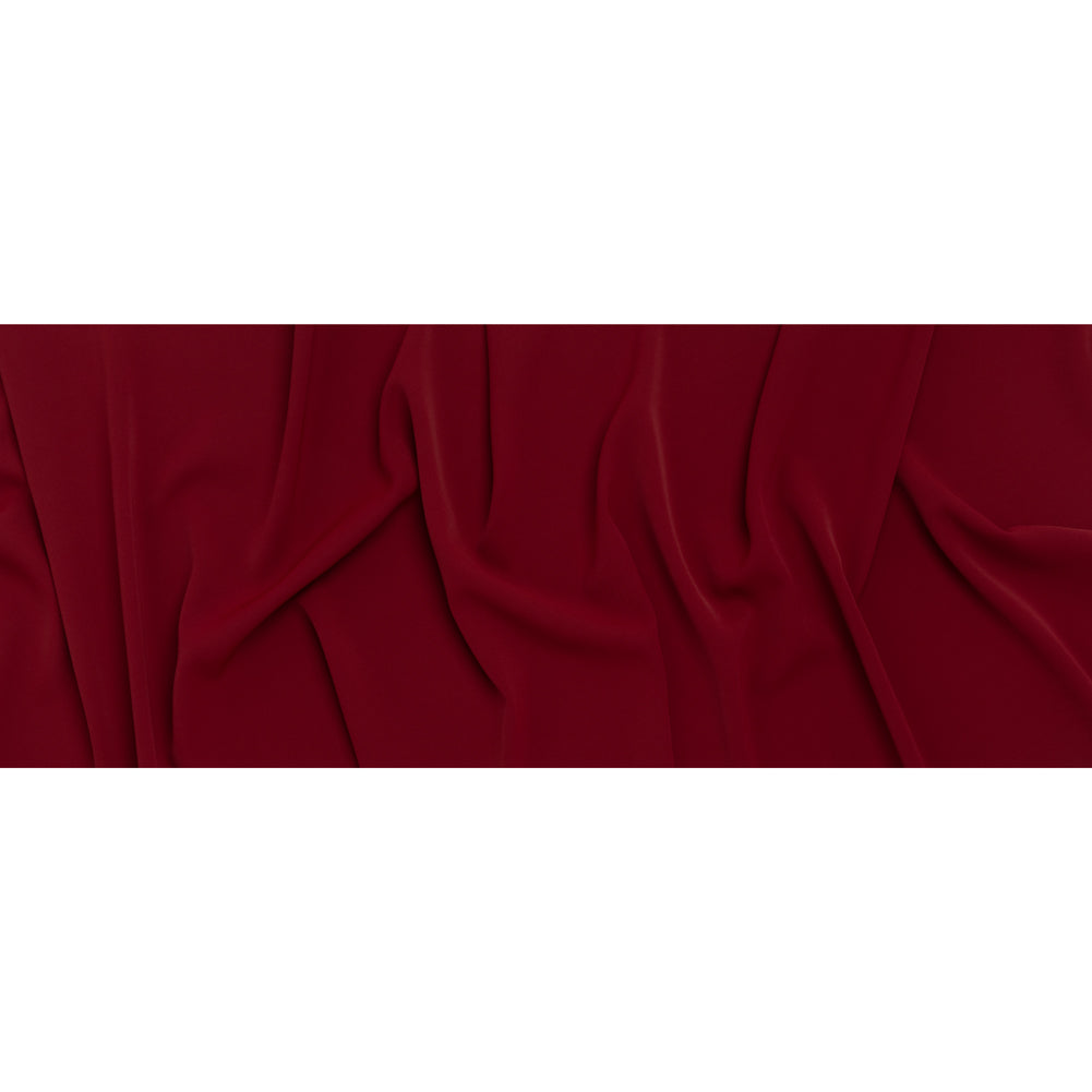 Soft Lightweight Polyester Gabardine - Red - Stefanie Collection
