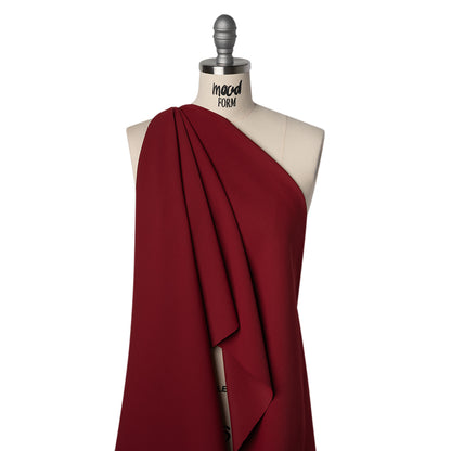 Soft Lightweight Polyester Gabardine - Red - Stefanie Collection