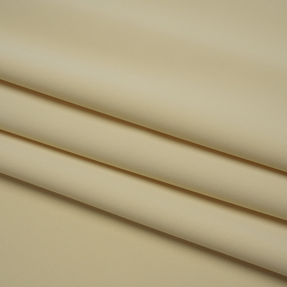 Soft Lightweight Polyester Gabardine - Pale Yellow - Stefanie Collection