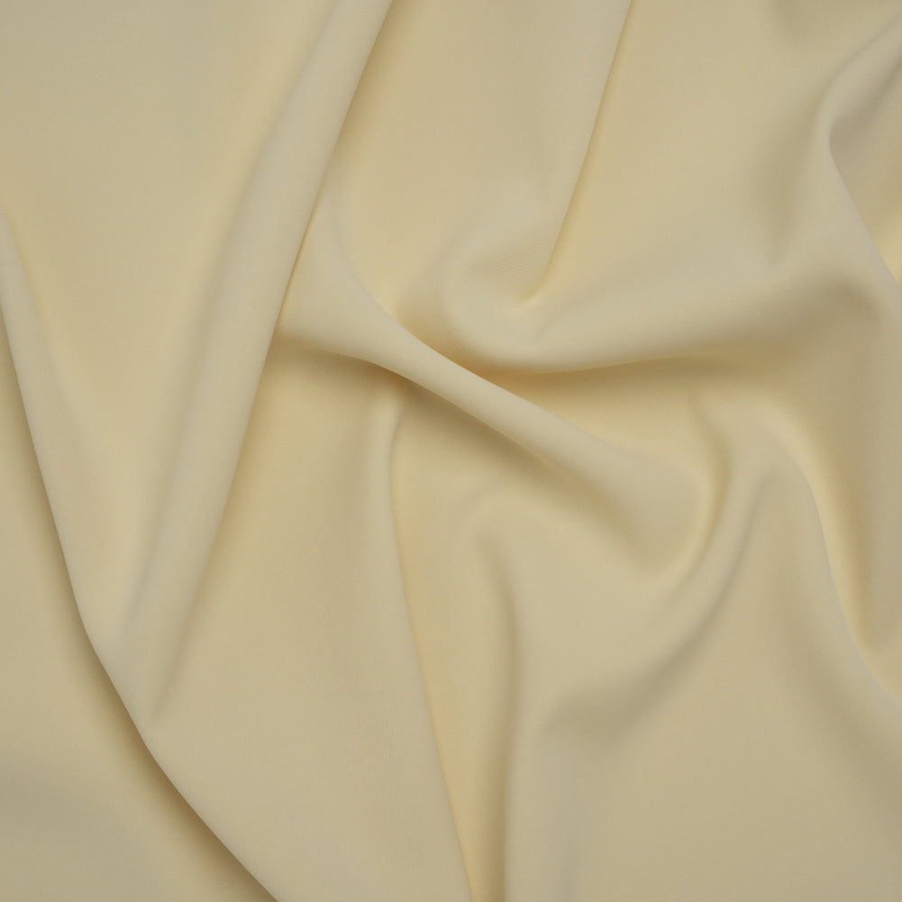 Soft Lightweight Polyester Gabardine - Pale Yellow - Stefanie Collection