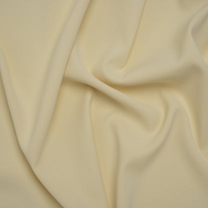Soft Lightweight Polyester Gabardine - Pale Yellow - Stefanie Collection