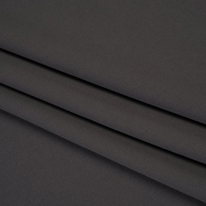 Soft Lightweight Polyester Gabardine - Charcoal - Stefanie Collection
