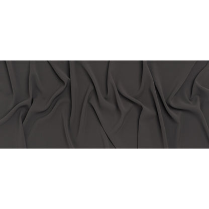 Soft Lightweight Polyester Gabardine - Charcoal - Stefanie Collection