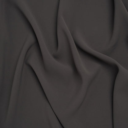 Soft Lightweight Polyester Gabardine - Charcoal - Stefanie Collection