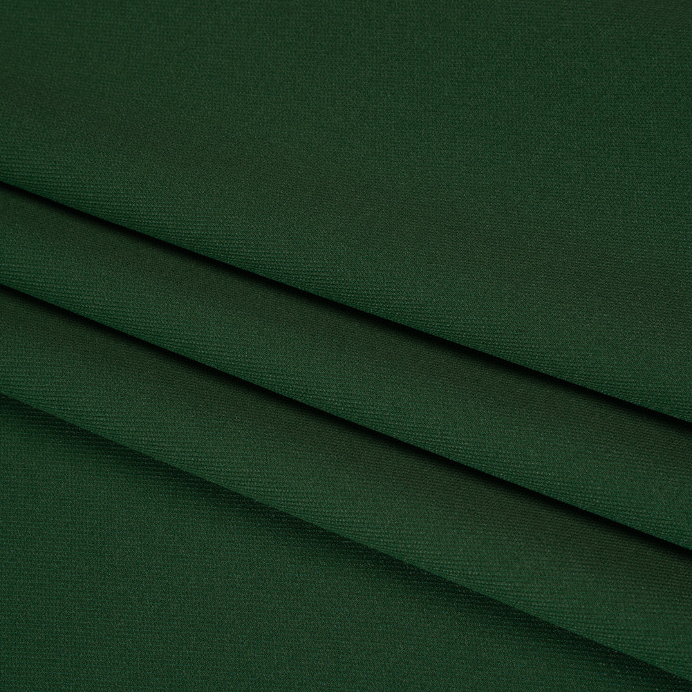 Soft Lightweight Polyester Gabardine - Forest Green - Stefanie Collection - Folded