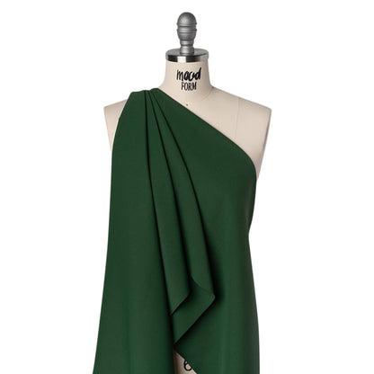 Soft Lightweight Polyester Gabardine - Forest Green - Stefanie Collection