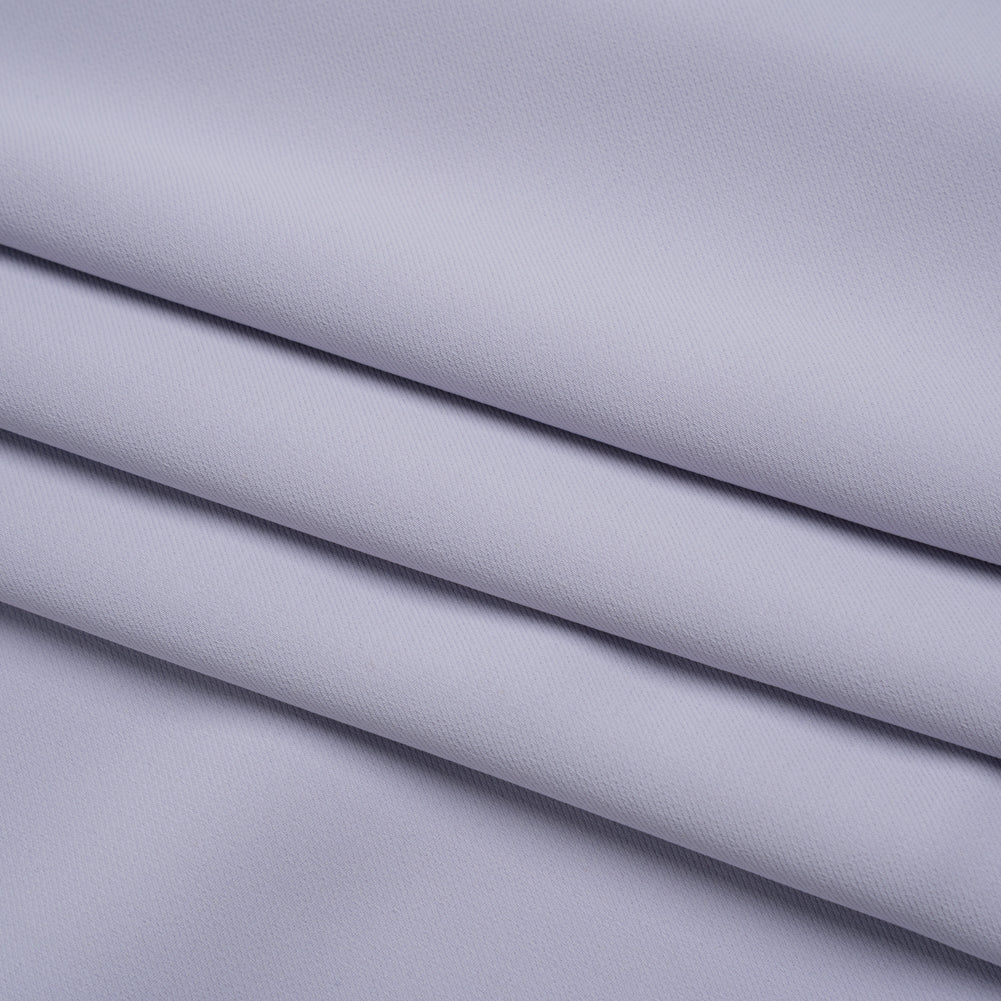 Soft Lightweight Polyester Gabardine - Lavender Fog - Stefanie Collection Folded