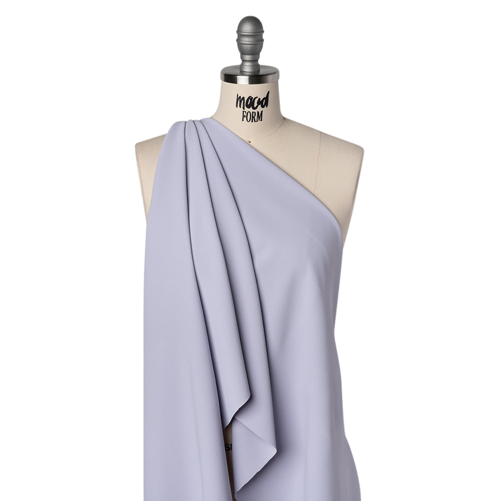 Soft Lightweight Polyester Gabardine - Lavender Fog - Stefanie Collection Drape