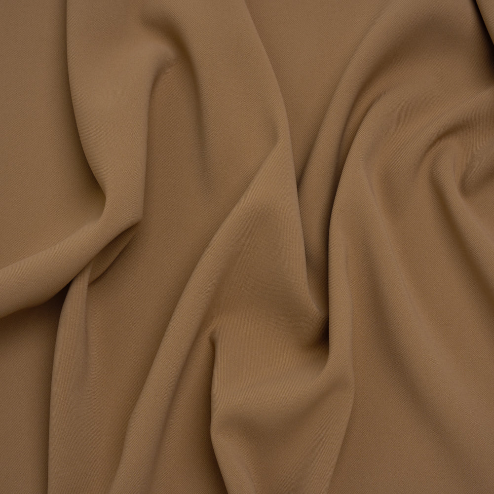 Soft Lightweight Polyester Gabardine - Tan - Stefanie Collection