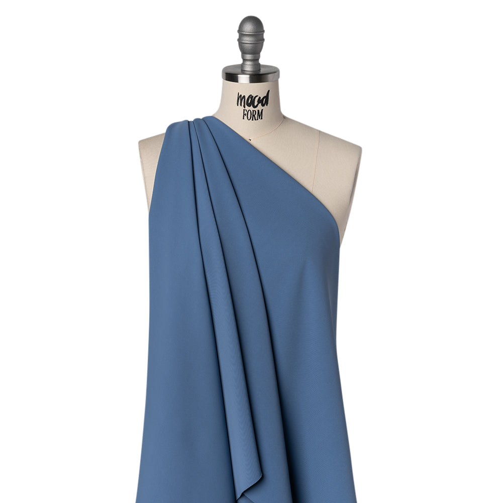 Soft Lightweight Polyester Gabardine - Country Blue - Stefanie Collection
