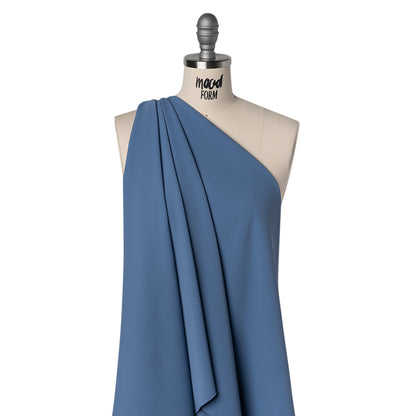 Soft Lightweight Polyester Gabardine - Country Blue - Stefanie Collection